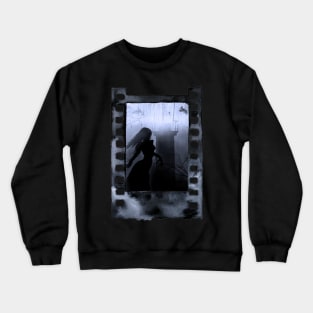 Vintage Sea Witch Night Terror Captured on Film Crewneck Sweatshirt